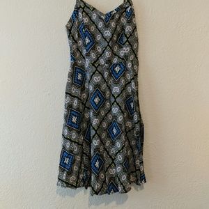 Colorful print dress